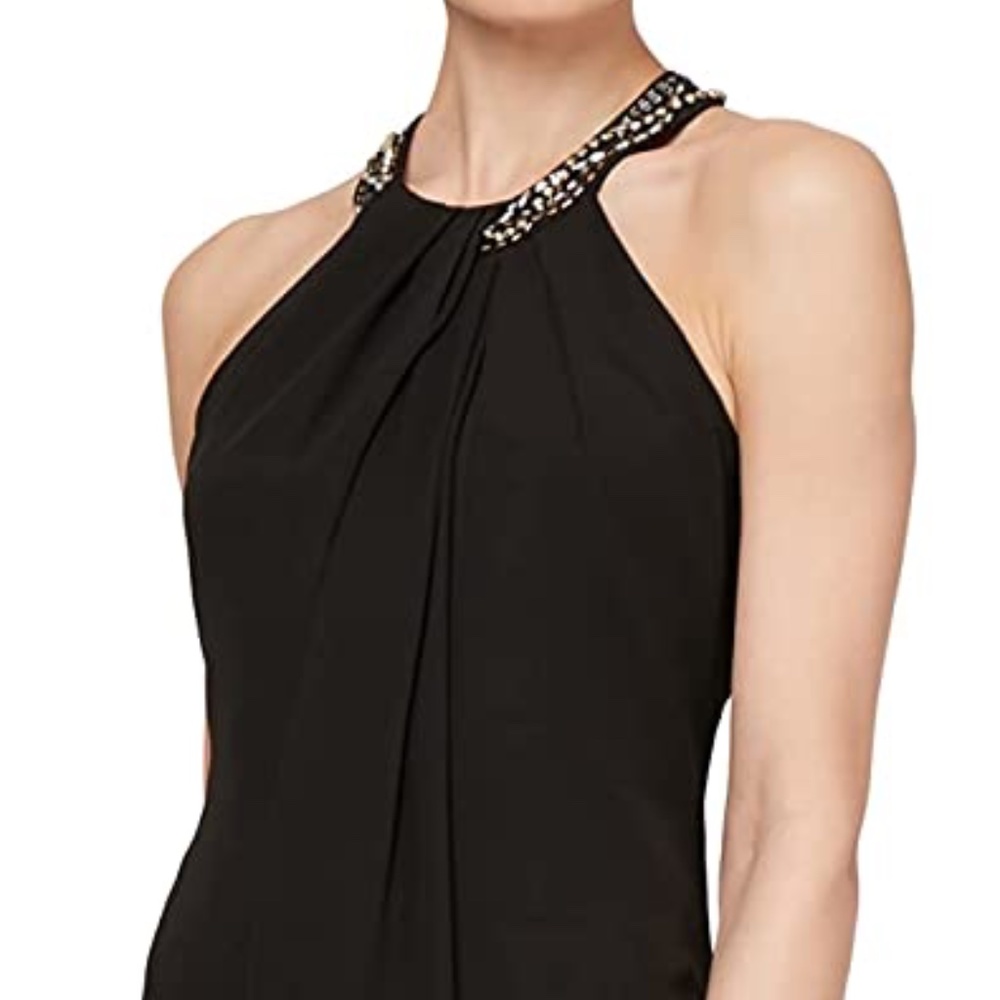 S.L. Fashions Women's Jewel Halter Sheath Dress Size 18W